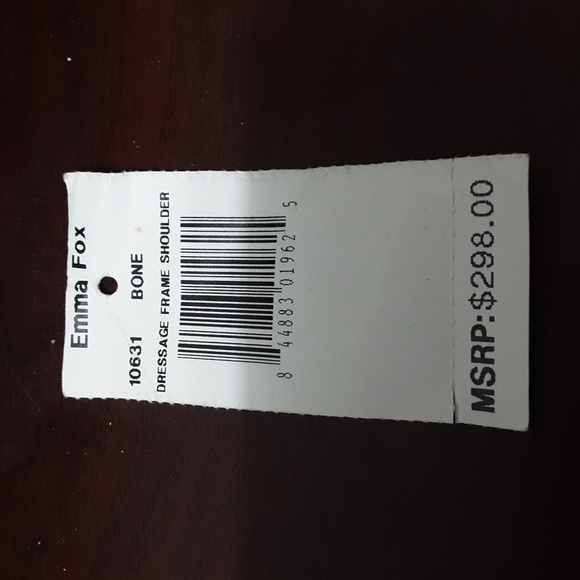 EMMA FOX Adjustable Side Cream Dressage Frame  Shoulderbag - Picture 16 of 16